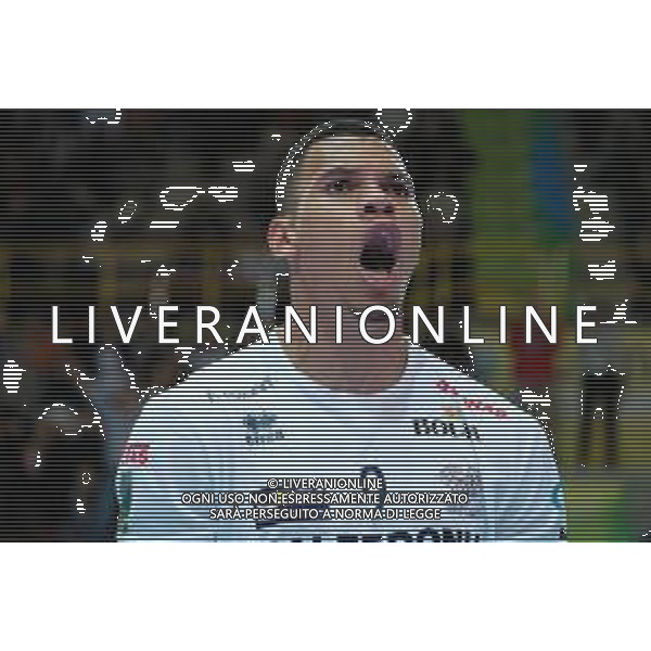Campionato di Volley Superlega Serie A 2019/2020 AGSM Forum‚Äã, Verona, Italy, 01 Jan 2020 Italian Volleyball Superlega Serie A season 2019/20 Photo showing: Stephen Boyer (9) Calzedonia Verona©Roberto Tommasini - Alessio Marini / AGENZIA ALDO LIVERANI SAS