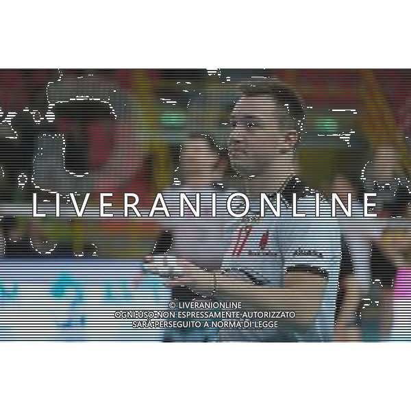 Campionato di Volley Superlega Serie A 2019/2020 AGSM Forum‚Äã, Verona, Italy, 01 Jan 2020 Italian Volleyball Superlega Serie A season 2019/20 Photo showing: Oleh Plotnytskyi (17) Sir safety Conad Perugia©Roberto Tommasini - Alessio Marini / AGENZIA ALDO LIVERANI SAS