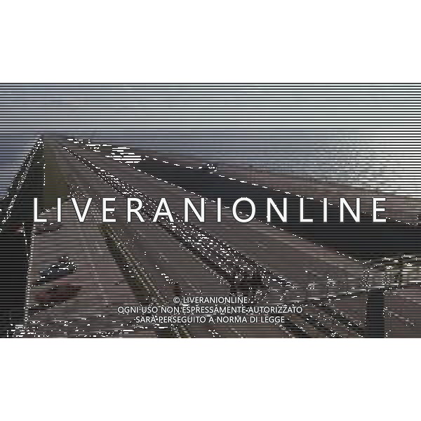 Diga Afsluitdijk, la più grande diga olandese, autostrada ANNO 1970-1975 AG ALDO LIVERANI SAS