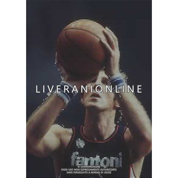 RETROSPETTIVA RENZO TOMBOLATO BASKET NELLA FOTO RENZO TOMBOLATO CON LA MAGLIA DELLA FANTONI UDINE AG ALDO LIVERANI SAS