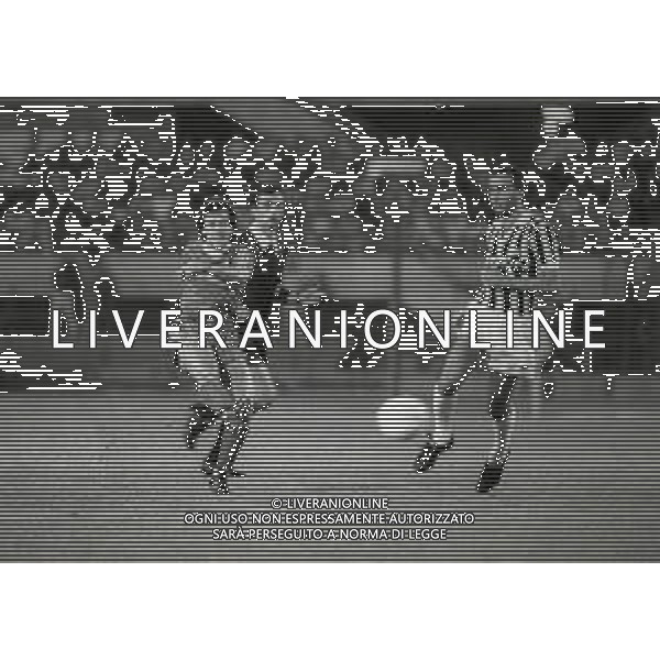 24-08-1988 TORINO COPPA ITALIA JUVENTUS LANEROSSI VICENZA 5-1 NELLA FOTO AZIONE DI GIOCO AG ALDO LIVERANI SAS