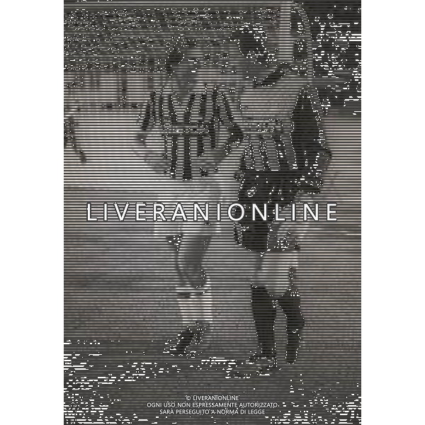 24-08-1988 TORINO COPPA ITALIA JUVENTUS LANEROSSI VICENZA 5-1 NELLA FOTO MICHAEL LAUDRUP E STEFANO TACCONI AG ALDO LIVERANI SAS