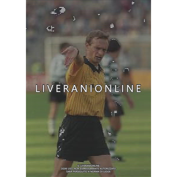 29-09-1998 BOLOGNA- COPPA UEFA BOLOGNA SPORTING LISBONA 2-1 NELLA FOTO ARBITRO ERIC ROMAIN AG ALDO LIVERANI SAS