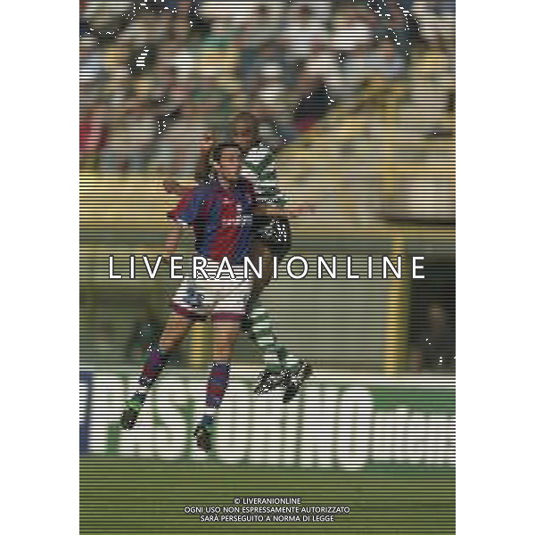 29-09-1998 BOLOGNA- COPPA UEFA BOLOGNA SPORTING LISBONA 2-1 NELLA FOTO ALESSANDRO RINALDI AG ALDO LIVERANI SAS