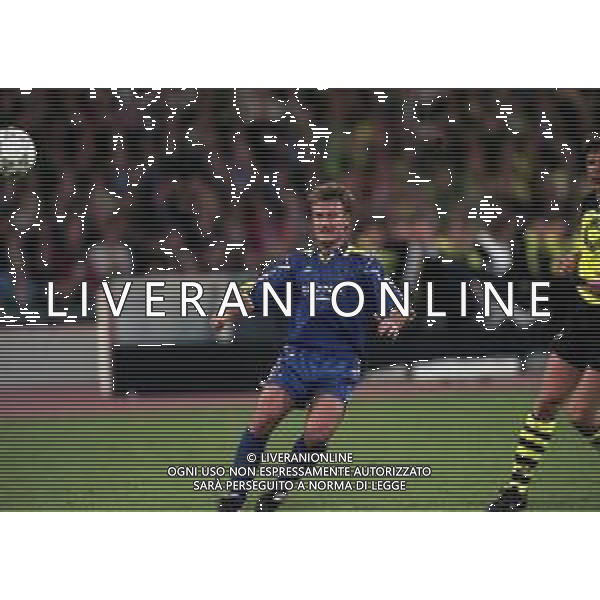 28-05-1997 MONACO DI BAVIERA- FINALE DI CHAMPIONS LEAGUE JUVENTUS BORUSSIA DORTMUND 3-1 NELLA FOTO DIDIER DESCHAMPS AG ALDO LIVERANI SAS