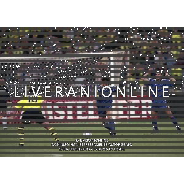 28-05-1997 MONACO DI BAVIERA- FINALE DI CHAMPIONS LEAGUE JUVENTUS BORUSSIA DORTMUND 3-1 NELLA FOTO CIRO FERRARA AG ALDO LIVERANI SAS