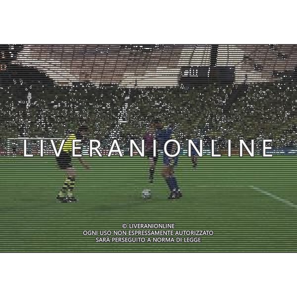 28-05-1997 MONACO DI BAVIERA- FINALE DI CHAMPIONS LEAGUE JUVENTUS BORUSSIA DORTMUND 3-1 NELLA FOTO ZINEDINE ZIDANE AG ALDO LIVERANI SAS