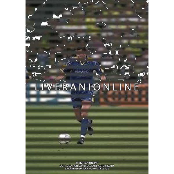 28-05-1997 MONACO DI BAVIERA- FINALE DI CHAMPIONS LEAGUE JUVENTUS BORUSSIA DORTMUND 3-1 NELLA FOTO ZINEDINE ZIDANE AG ALDO LIVERANI SAS