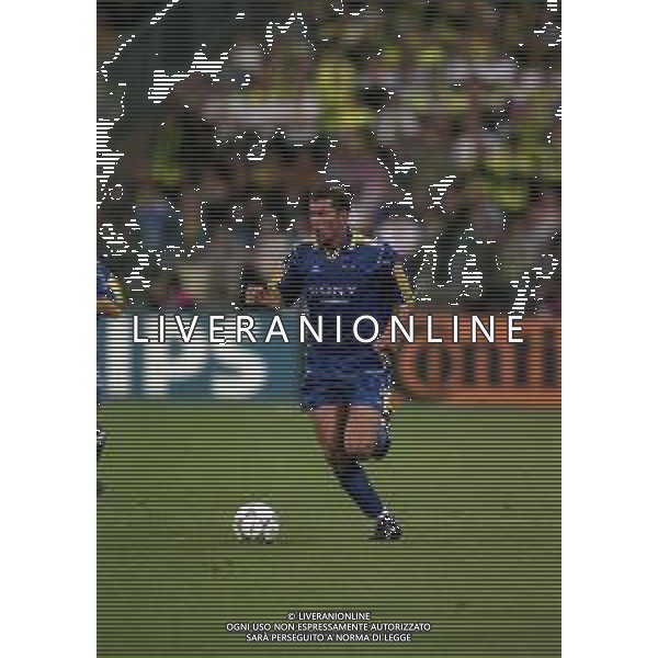 28-05-1997 MONACO DI BAVIERA- FINALE DI CHAMPIONS LEAGUE JUVENTUS BORUSSIA DORTMUND 3-1 NELLA FOTO ZINEDINE ZIDANE AG ALDO LIVERANI SAS