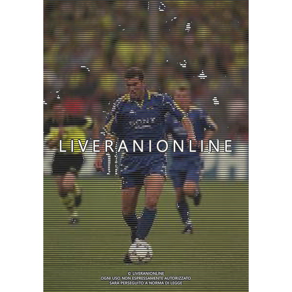 28-05-1997 MONACO DI BAVIERA- FINALE DI CHAMPIONS LEAGUE JUVENTUS BORUSSIA DORTMUND 3-1 NELLA FOTO ZINEDINE ZIDANE AG ALDO LIVERANI SAS