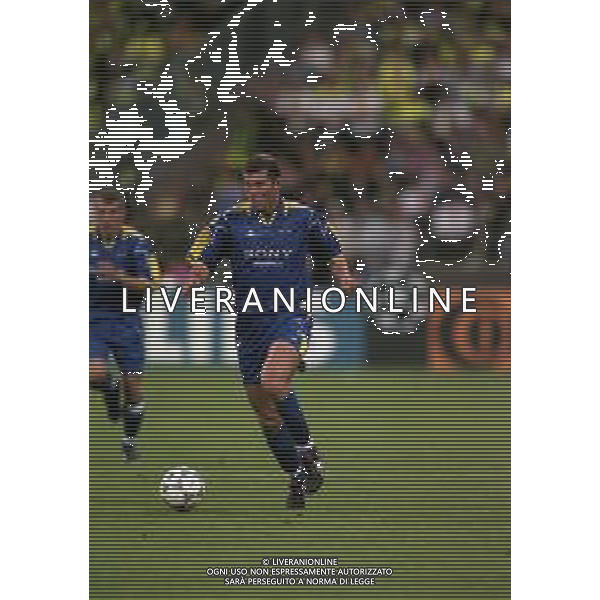28-05-1997 MONACO DI BAVIERA- FINALE DI CHAMPIONS LEAGUE JUVENTUS BORUSSIA DORTMUND 3-1 NELLA FOTO ZINEDINE ZIDANE AG ALDO LIVERANI SAS