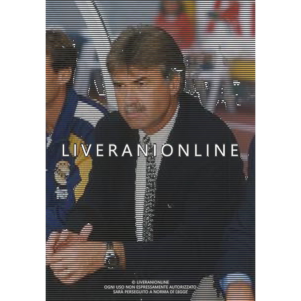 Guus Hiddink, allenatore di Calcio - Retrospettiva nella foto nel 19986 allenatore del Real Madrid ©ARCHIVIO AGENZIA ALDO LIVERANI SAS