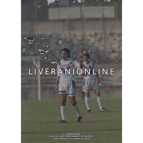 1998-1999 BRESCIA CALCIO AMICHEVOLE NELLA FOTO ALESSANDRO ROMANO AG ALDO LIVERANI SAS