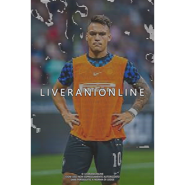 Lautaro Mart√≠nez of FC Internazionale during italian soccer Serie A season 2019/20 of FC Internazionale - Photo credit Fabrizio Carabelli /LMEDIA AG ALDO LIVERANI SAS