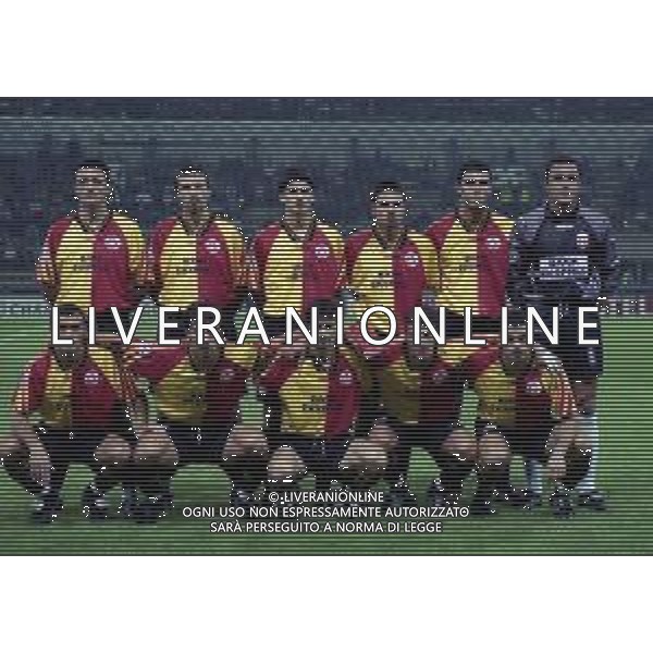 01-10-1997 PARMA COPPA UEFA FASE A GIRONI PARMA GALATASARAY 2-0 NELLA FOTO FORMAZIONE GALATASARAY AG ALDO LIVERANI SAS