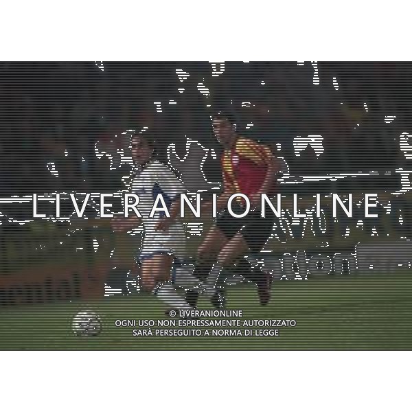01-10-1997 PARMA COPPA UEFA FASE A GIRONI PARMA GALATASARAY 2-0 NELLA FOTO FABIO CANNAVARO E HAKAN SUKUR AG ALDO LIVERANI SAS