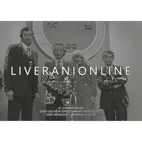 28-03-1979 MILANO SEDE RAI TRASMISSIONE TELEVISIVA LASCIA O RADDOPPIA CONDOTTA DA MIKE BONGIORNO NELLA FOTO MIKE BONGIORNO AG ALDO LIVERANI SAS