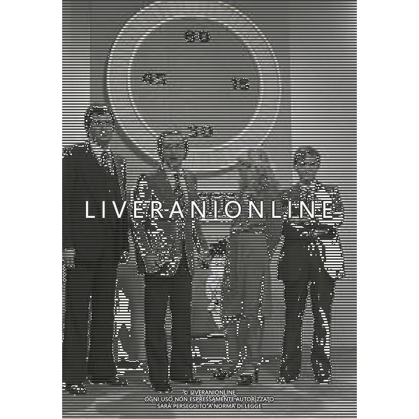 28-03-1979 MILANO SEDE RAI TRASMISSIONE TELEVISIVA LASCIA O RADDOPPIA CONDOTTA DA MIKE BONGIORNO NELLA FOTO MIKE BONGIORNO AG ALDO LIVERANI SAS