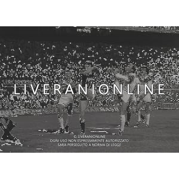 13-04-1983 MILANO RITORNO DI OTTAVI DI FINALE COPPA ITALIA MILAN CAGLIARI 4-2 NELLA FOTO ALDO SERENA AG ALDO LIVERANI SAS