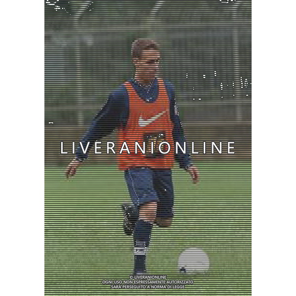 ALLENAMENTO DELLA NAZIONALE ITALIANA UNDER 21 A CREMONA 1998-1999 NELLA FOTO LUCA MEZZANO ©ARCHIVIO AGENZIA ALDO LIVERANI SAS