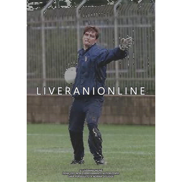 ALLENAMENTO DELLA NAZIONALE ITALIANA UNDER 21 A CREMONA 1998-1999 NELLA FOTO MORGAN DE SANCTIS ©ARCHIVIO AGENZIA ALDO LIVERANI SAS