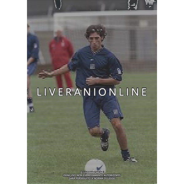 ALLENAMENTO DELLA NAZIONALE ITALIANA UNDER 21 A CREMONA 1998-1999 NELLA FOTO ALESSANDRO FRAU ©ARCHIVIO AGENZIA ALDO LIVERANI SAS