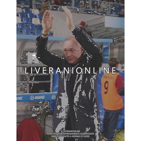 Reggiana - Arzignano Campionato Lega Pro Calcio Serie C 17.02.2020 Nella foto Massimiliano Alvini allenatore della Reggio Audace ©Santandrea / AGENZIA ALDO LIVERANI SAS
