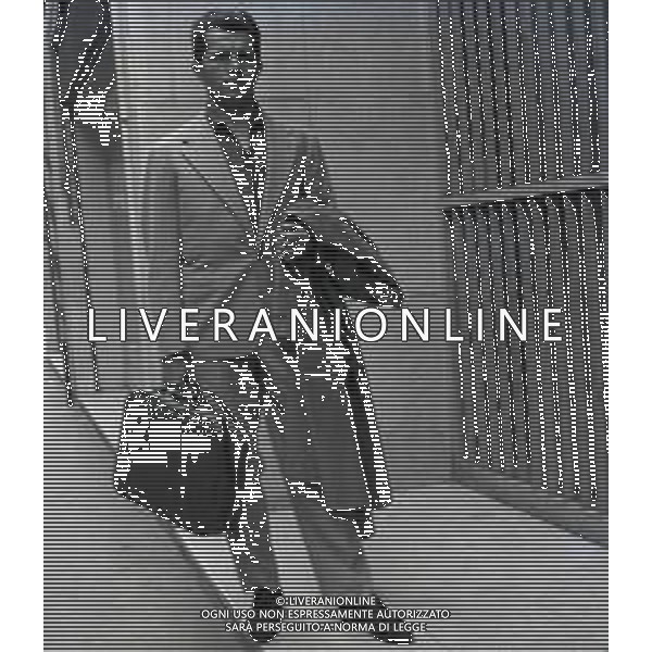 RETROSPETTIVA ISTVAN NYERS CALCIATORE NELLA FOTO ISTVAN NYERS A ROMA NELL\'ANNO 1955 AG ALDO LIVERANI SAS