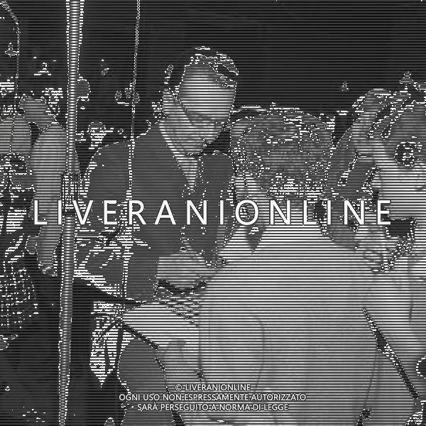 1969 TRASMISSIONE TELEVISIVA CLASSE DI FERRO NELLA FOTO FEBO CONTI AG ALDO LIVERANI SAS