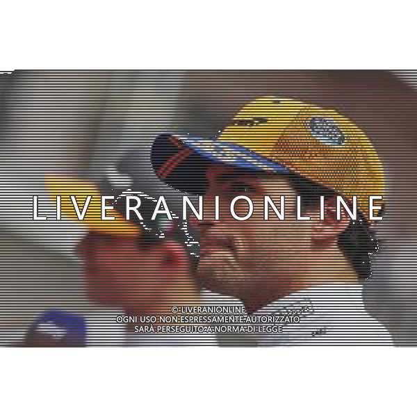 Carlos Sainz Jr (ESP) McLaren with the media. 26.10.2019. Formula 1 World Championship, Rd 18, Mexican Grand Prix, Mexico City, Mexico, Qualifying Day. / AGENZIA ALDO LIVERANI SAS - ITALY ONLY EDITORIAL USE ONLY