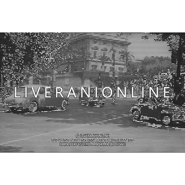 VEDUTE DELLA CITTA\' DI ROMA - RETROSPETTIVA 1950 - 1960 Nella foto Le auto nel traffico per le vie della citta\' ©Archivio Giovanni Liverani / AGENZIA ALDO LIVERANI SAS