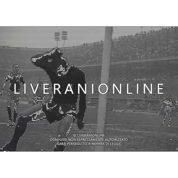 09-01-1974 MILANO ANDATA SUPERCOPPA UEFA MILAN AJAX 1-0 NELLA FOTO AZIONE DI GIOCO AG ALDO LIVERANI SAS 
