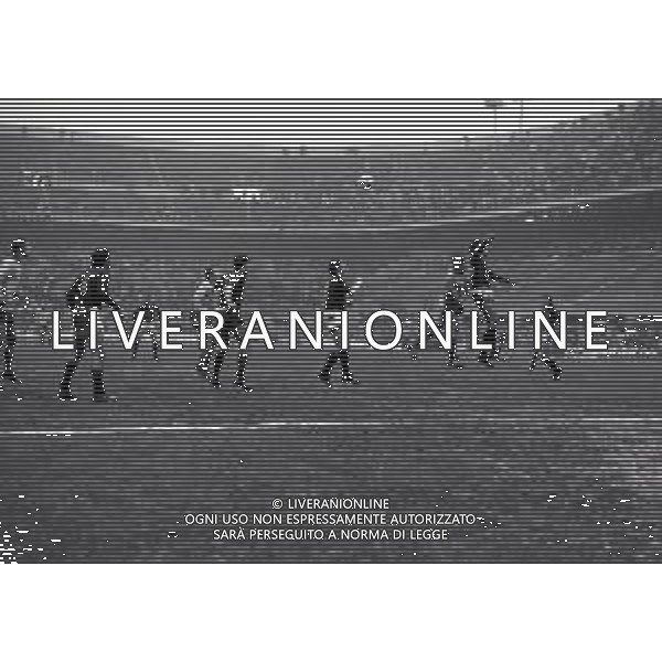 09-01-1974 MILANO ANDATA SUPERCOPPA UEFA MILAN AJAX 1-0 NELLA FOTO AZIONE DI GIOCO AG ALDO LIVERANI SAS 