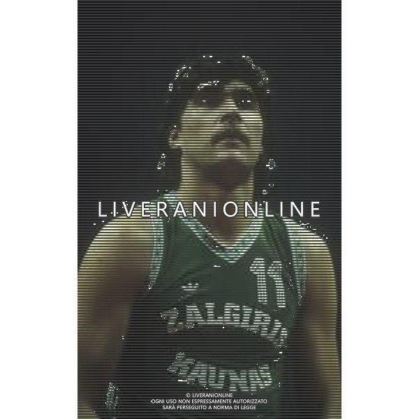 RETROSPETTIVA Arvydas Sabonis BASKET NELLA FOTO Arvydas Sabonis nella partita di coppa campioni tracer milano zalgiris del 26-02-1987 AG ALDO LIVERANI SAS