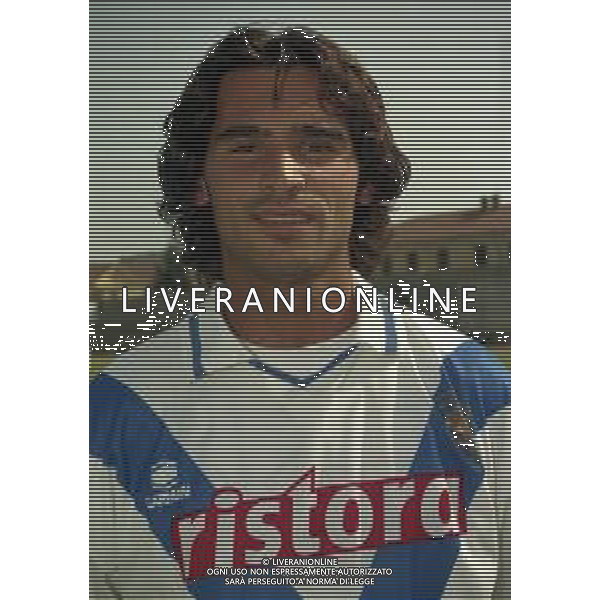 1998-1999 BRESCIA CALCIO PRIMI PIANI ROSA GIOCATORI NELLA FOTO DANIELE ADANI AG ALDO LIVERANI SAS