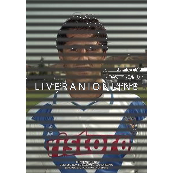 1998-1999 BRESCIA CALCIO PRIMI PIANI ROSA GIOCATORI NELLA FOTO FRANCESCO MARINO AG ALDO LIVERANI SAS