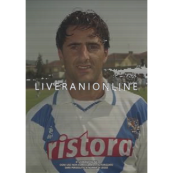 1998-1999 BRESCIA CALCIO PRIMI PIANI ROSA GIOCATORI NELLA FOTO FRANCESCO MARINO AG ALDO LIVERANI SAS