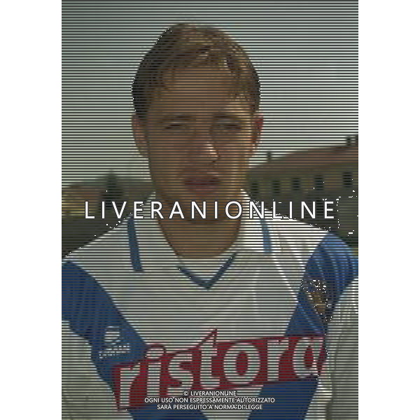 1998-1999 BRESCIA CALCIO PRIMI PIANI ROSA GIOCATORI NELLA FOTO IVAN JAVORCIC AG ALDO LIVERANI SAS