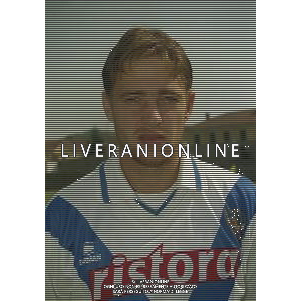 1998-1999 BRESCIA CALCIO PRIMI PIANI ROSA GIOCATORI NELLA FOTO IVAN JAVORCIC AG ALDO LIVERANI SAS