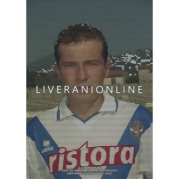 1998-1999 BRESCIA CALCIO PRIMI PIANI ROSA GIOCATORI NELLA FOTO MAREK KOZMINSKI AG ALDO LIVERANI SAS