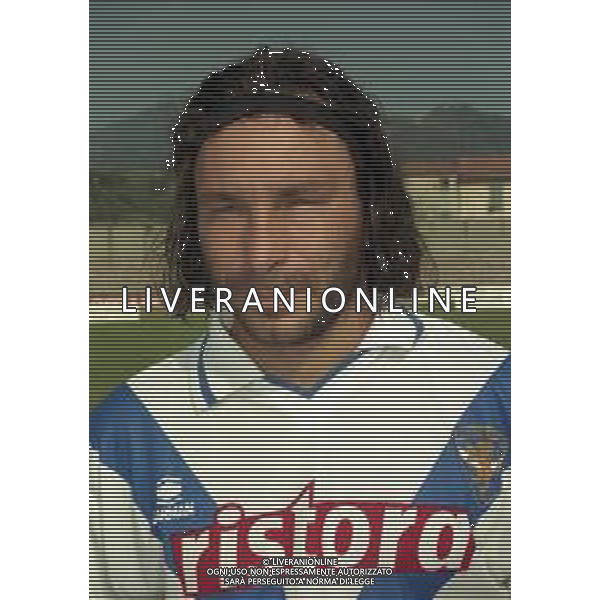 1998-1999 BRESCIA CALCIO PRIMI PIANI ROSA GIOCATORI NELLA FOTO OBERDAN BIAGIONI AG ALDO LIVERANI SAS