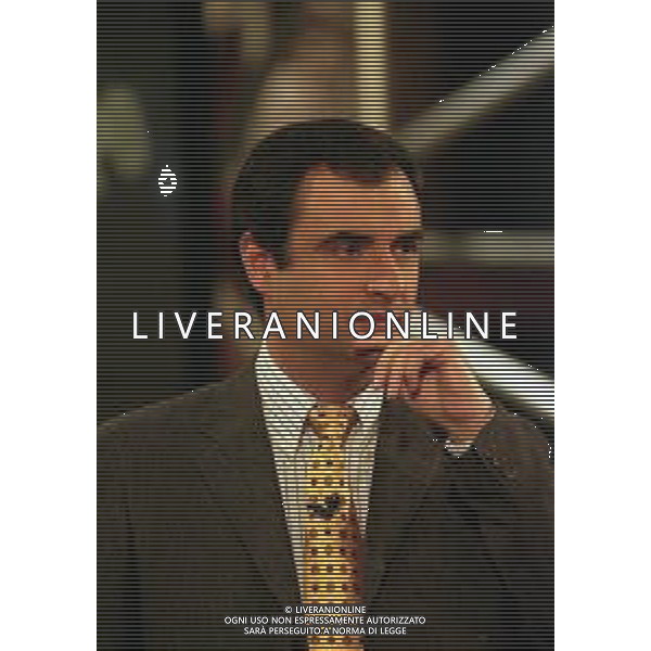 TRASMISSIONE TELEVISIVA "CONTROCAMPO" CONDUCE SANDRO PICCININI NELLA FOTO SANDRO PICCININI AG ALDO LIVERANI SAS