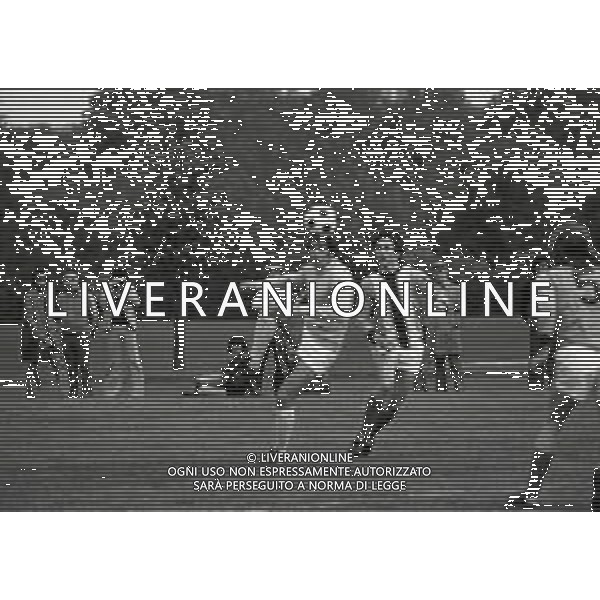 1974 GERMANIA- CAMPIONATI DEL MONDO DI CALCIO ALLENAMENTO NAZIONALE ITALIANA NELLA FOTO GIORGIO CHINAGLIA AG ALDO LIVERANI SAS