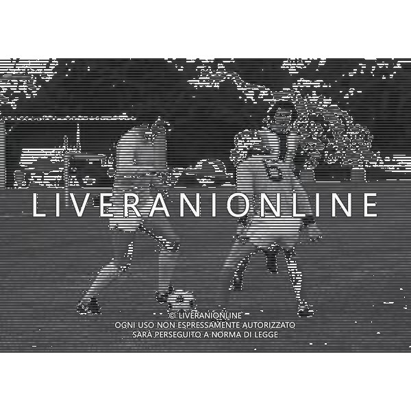 1974 GERMANIA- CAMPIONATI DEL MONDO DI CALCIO ALLENAMENTO NAZIONALE ITALIANA NELLA FOTO GIORGIO CHINAGLIA AG ALDO LIVERANI SAS