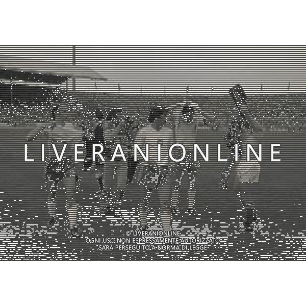 23-06-1974 STOCCARDA CAMPIONATO DEL MONDO DI CALCIO POLONIA ITALIA 2-1 NELLA FOTO GIOCATORI POLONIA A FINE GARA AG ALDO LIVERANI SAS