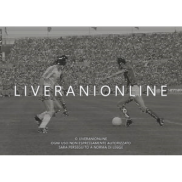 23-06-1974 STOCCARDA CAMPIONATO DEL MONDO DI CALCIO POLONIA ITALIA 2-1 NELLA FOTO SANDRO MAZZOLA AG ALDO LIVERANI SAS