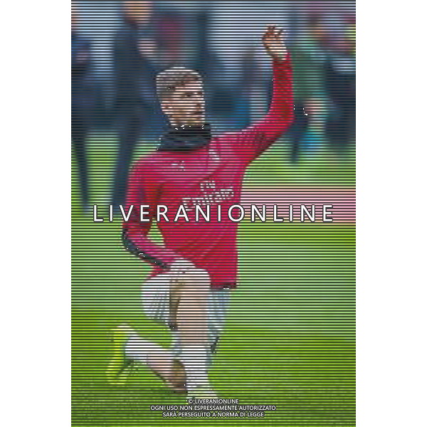 Matteo Gabbia of AC Milan during italian soccer Serie A season 2019/20 of AC Milan - Photo credit Fabrizio Carabelli /LMEDIA/ AGENZIA ALDO LIVERANI SAS