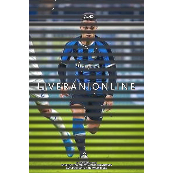 Lautaro Mart√≠nez of FC Internazionale during italian soccer Serie A season 2019/20 of FC Internazionale - Photo credit Fabrizio Carabelli /LMEDIA/ AGENZIA ALDO LIVERANI SAS