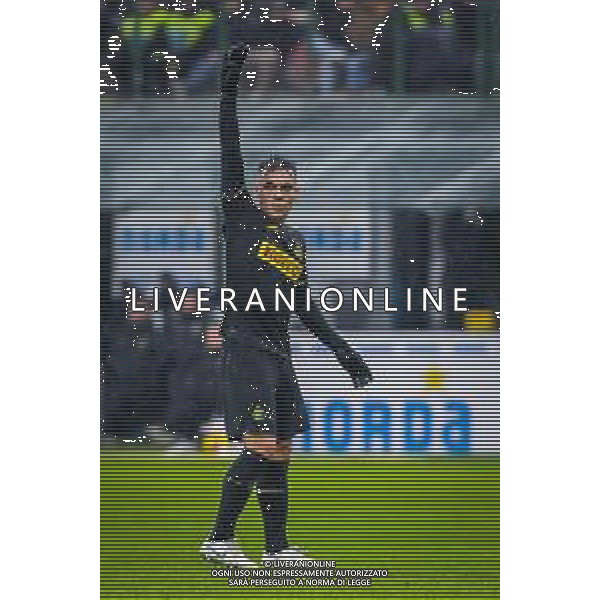 Lautaro Mart√≠nez of FC Internazionale during italian soccer Serie A season 2019/20 of FC Internazionale - Photo credit Fabrizio Carabelli /LMEDIA/ AGENZIA ALDO LIVERANI SAS