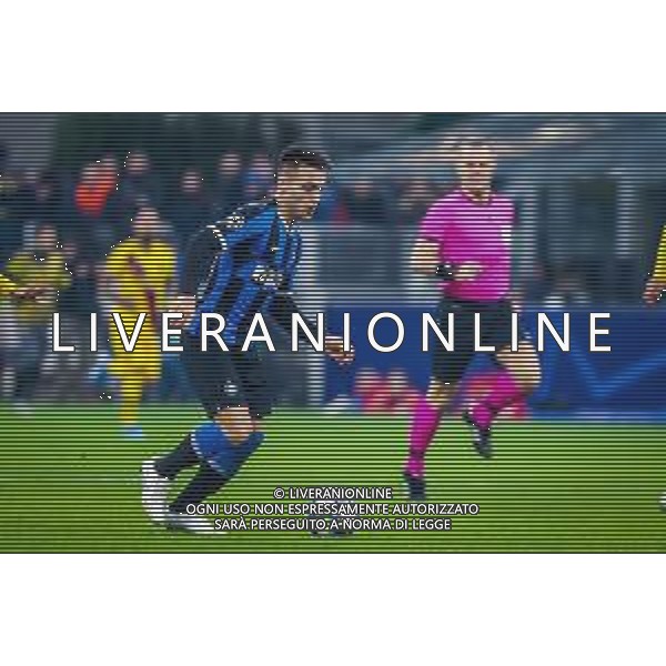 Lautaro Mart√≠nez of FC Internazionale during italian soccer Serie A season 2019/20 of FC Internazionale - Photo credit Fabrizio Carabelli /LMEDIA/ AGENZIA ALDO LIVERANI SAS
